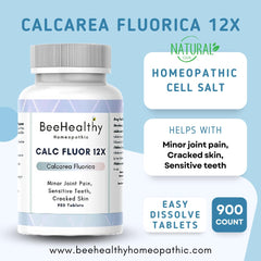 Calcarea Fluorica tablets dissolving in water imply quick, on-the-go absorption.