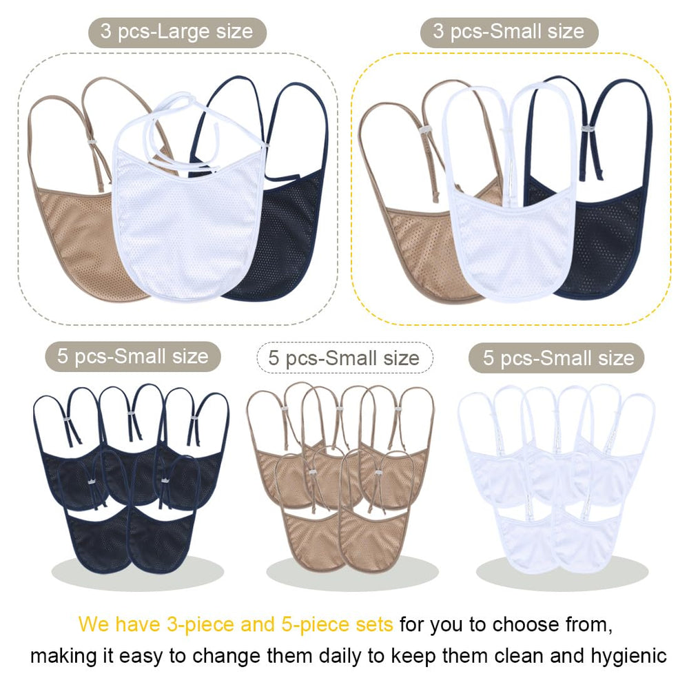 Washinbed disposable tracheostomy cover for quick daily replacement.
