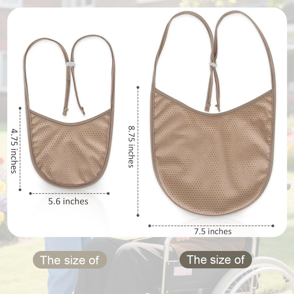 Washinbed tracheostomy cover navy 5-piece set for discreet everyday wear.