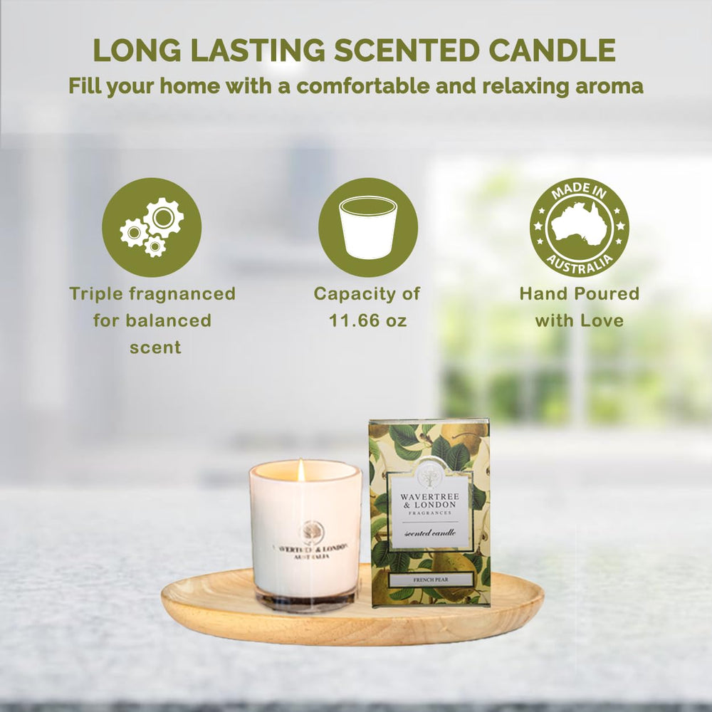 Wavertree & London hand-poured Australia candle highlighting craftsmanship