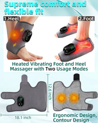 WBHLDM wearable ankle and foot massager demonstrating 2-in-1 design benefits.