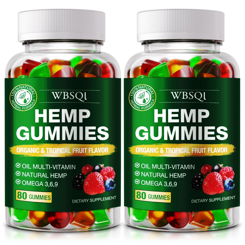 WBSQL hemp gummies sleep bottle shows a natural blend for calmer nights