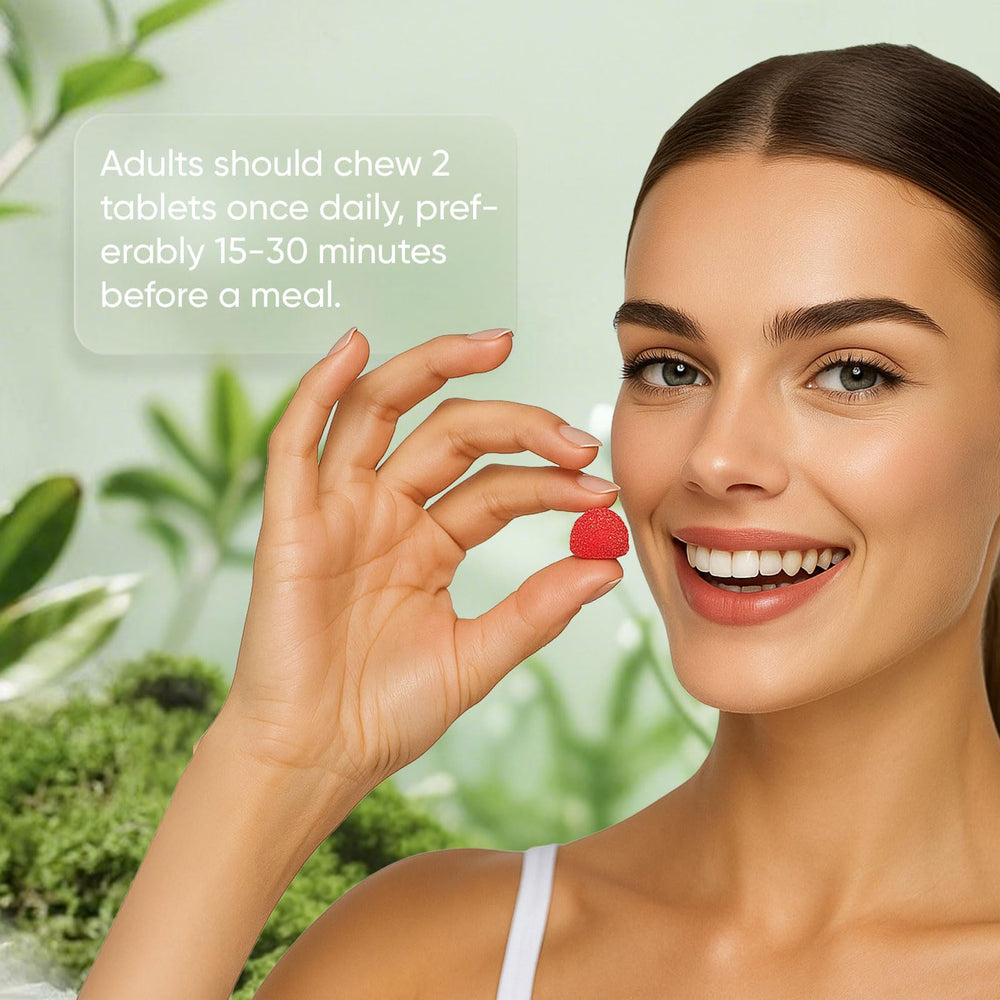 WDVNEX DGL Gummies gluten-free dairy-free formula shown on packaging