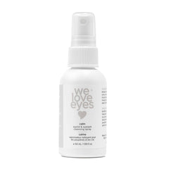 We Love Eyes chamomile eyelid cleansing spray bottle for gentle cleansing.