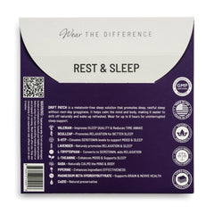 Wear Wellness Drift Patch on arm for discreet nightly use.