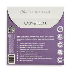 Wear Wellness Unwind Patch being applied to arm for discreet wear