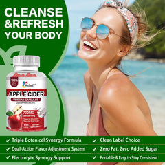 Webuff bottle label detail highlighting Aloe Vera and ACV blend.