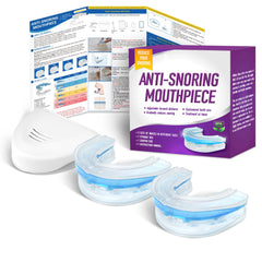 Wedoheal anti-snoring mouthpiece close-up highlighting comfortable, customizable fit.