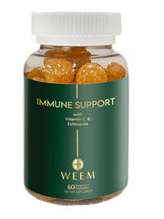 WEEM Immune Support gummies bottle front for daily immune support.