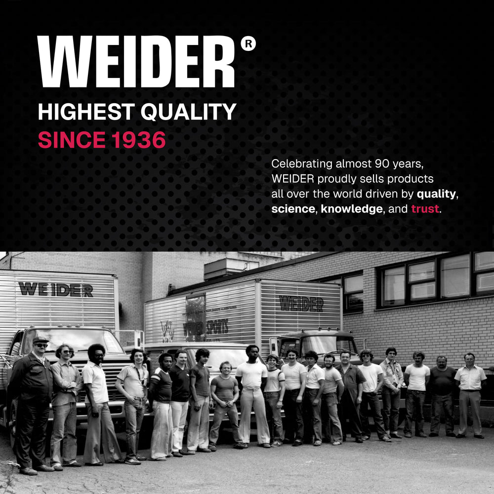 Weider Prime Chromax chromium closeup highlights mineral support.