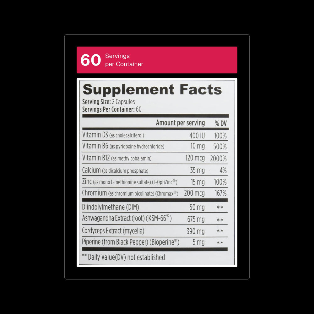 Weider Prime nutrition facts chart shows supplement details.