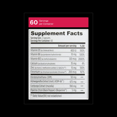 Weider Prime nutrition facts chart shows supplement details.