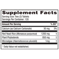 Weider Red Yeast Rice Plus tablets close-up, convenient capsules for daily wellness