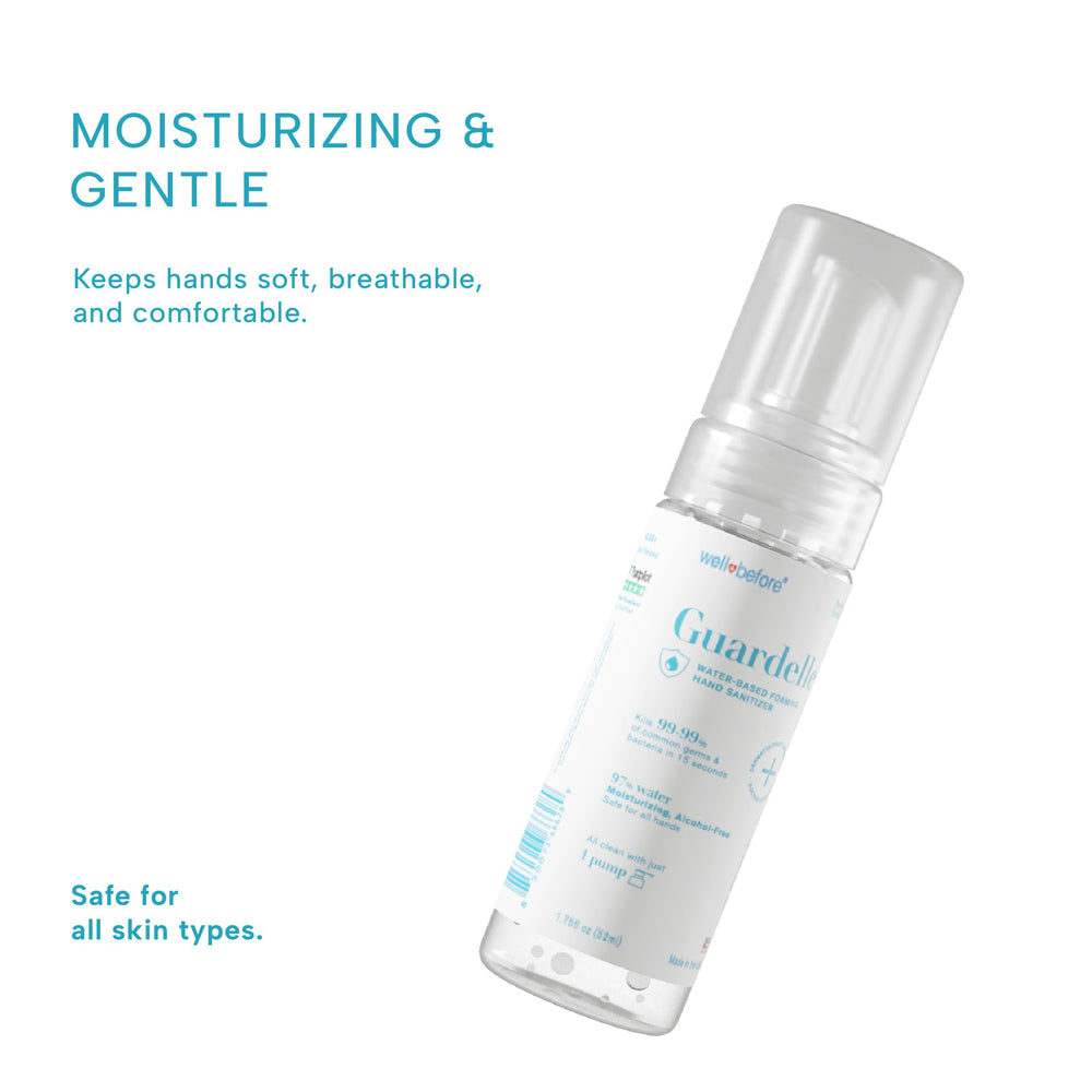 Well Before Guardelle alcohol-free formula for gentle cleansing