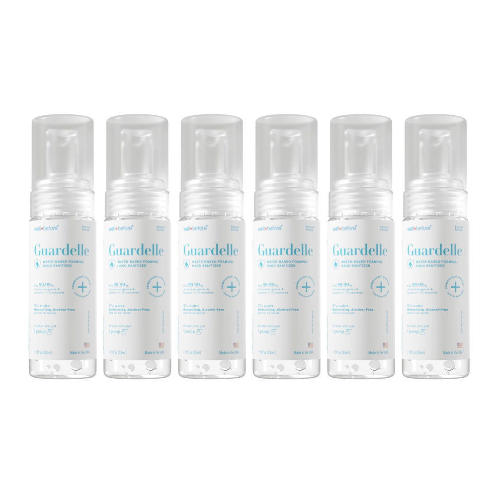 Well Before Guardelle foaming sanitizer with dense pump action