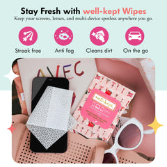 Well-Kept wipes resealable closure close-up for easy, mess-free storage