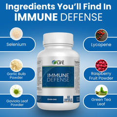 Well of Life Immune Defense 600mg packaging displayed for convenient wellness selection.