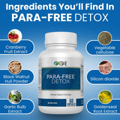 Vegan and gluten-free Para-Free Detox supports diverse dietary preferences.