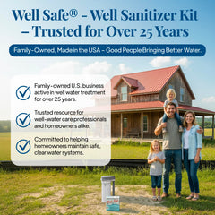 WELL SAFE kit includes BWI pellets for whole-well treatment.