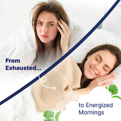 Wellamoon Original Sleep Patches in the morning after use, feeling refreshed.