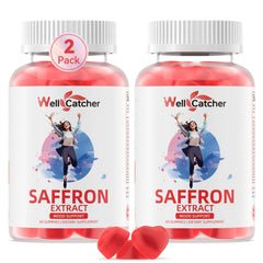 Wellcatcher saffron gummies mood-balance for daily calm and focus