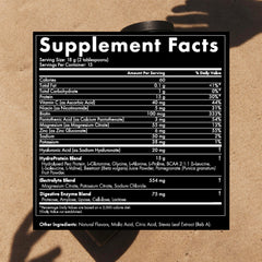 WelleCo HydroProtein Elixir powder scoop ready to mix