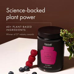WelleCo The Super Elixir flavor varieties image with lemon ginger and pineapple lime.