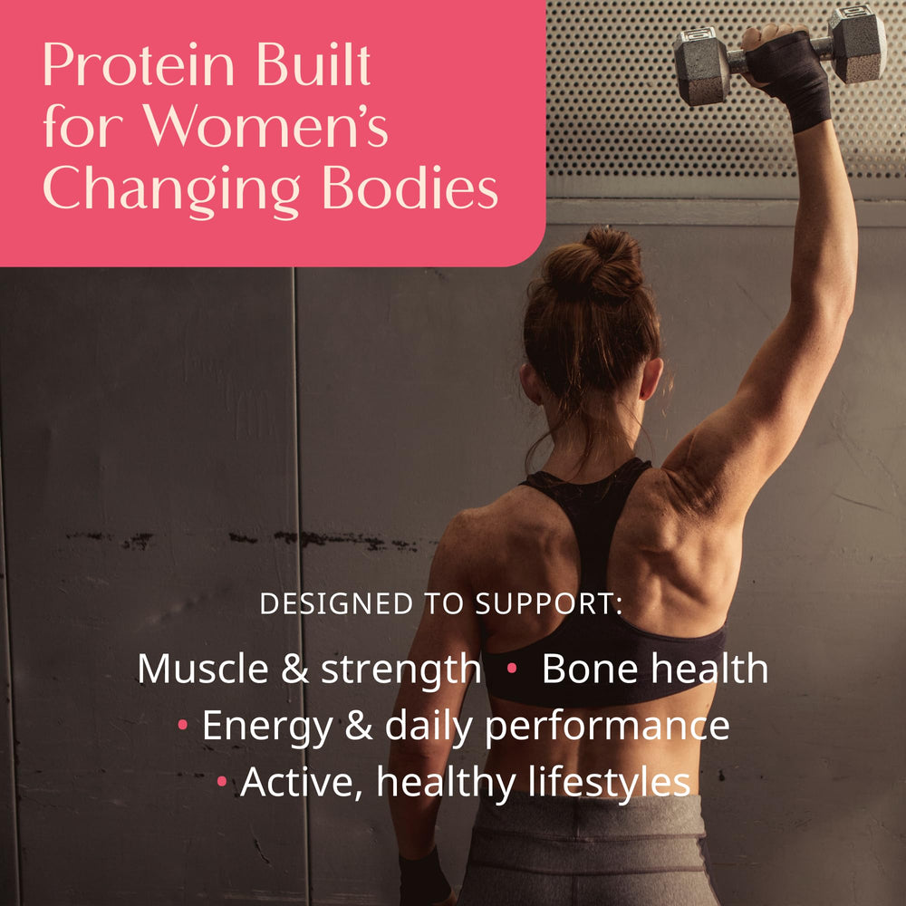 Wellena Her Protein dairy-free label ideal for dairy-free diets