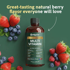 Wellgenix Balanced Essentials blended into water preserves berry aroma.