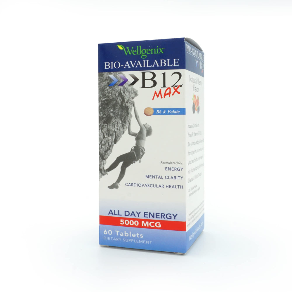 Wellgenix Bio-Available Sublingual B12 Max comparison with traditional pills