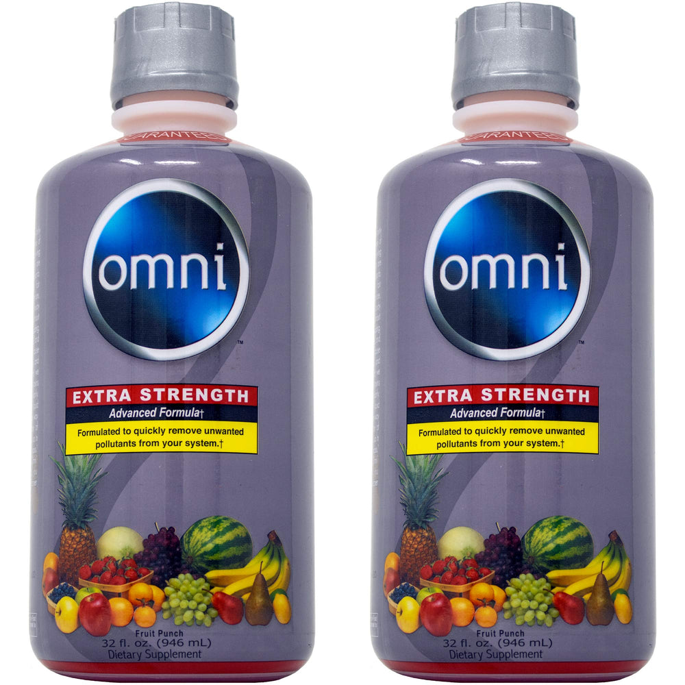 Wellgenix Omni Cleansing Drink bottle with fruit punch flavor for daily wellness support.