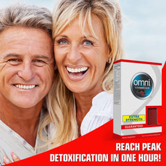 Wellgenix Omni Detox fruit punch label highlights taste and aroma.