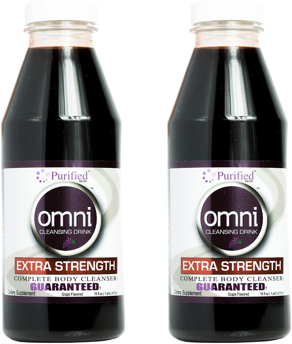 Wellgenix Omni Detox grape bottle front for a refreshing cleanse option.