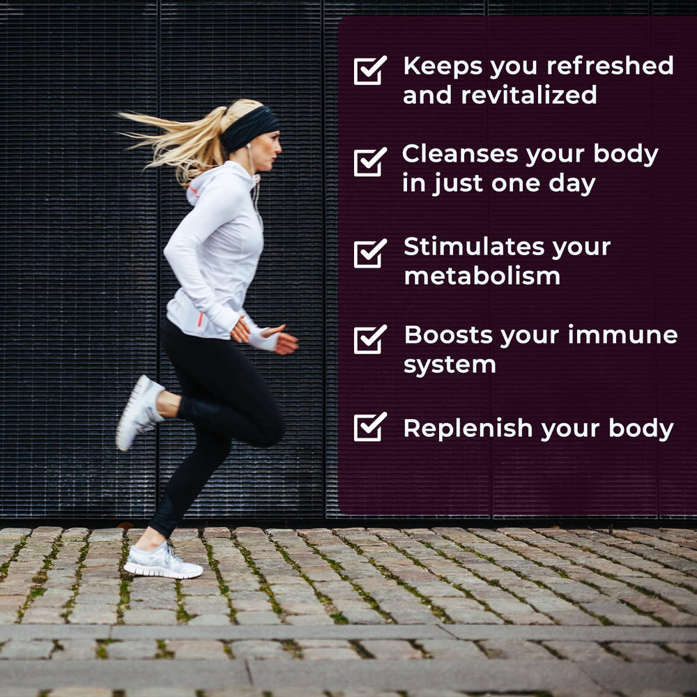 Wellgenix Omni Detox grape label closeup highlights vitamins and minerals for daily wellness.