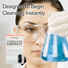 Wellgenix Puriclean detox flow graphic hints at a refreshed system after use
