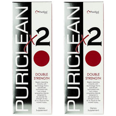 Wellgenix Puriclean X2 detox bottle pour for quick one-day cleanse.