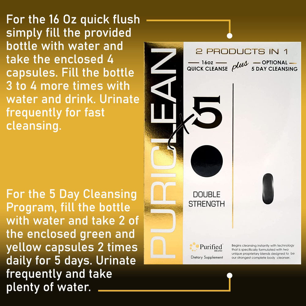 Wellgenix Puriclean X5 GMP-certified production note on label.