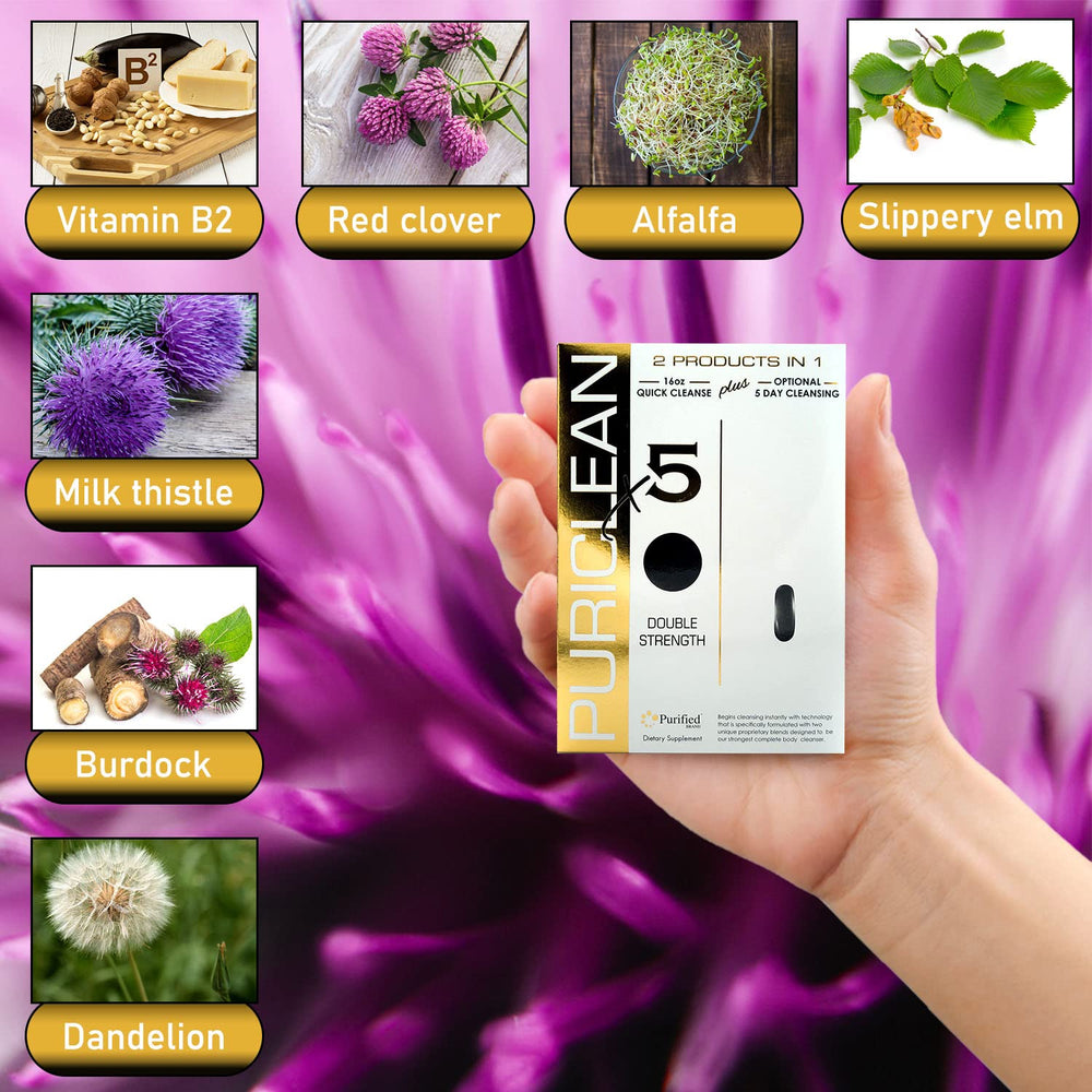 Wellgenix Puriclean X5 softgel capsules for rapid cleansing.