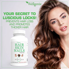 Wellgenix Purvana capsules ready for hair and nails care