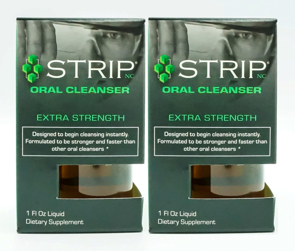 Wellgenix Strip Detox Oral Cleanser bottle shows on-the-go cleansing in a compact 1 oz size.
