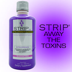 Wellgenix Strip NC label closeup, inspecting ingredients and detox benefits.