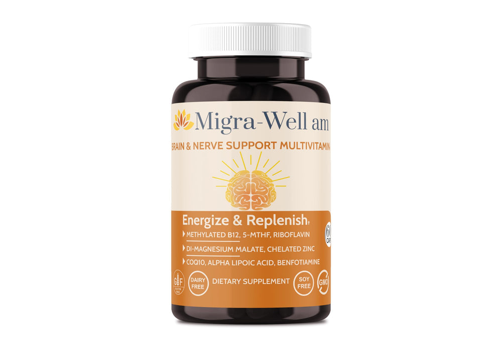Wellkasa Migra-Well AM daily routine image showing morning use