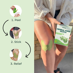 Wellnee Original Knee Patch on neck shows versatile placement for tension relief