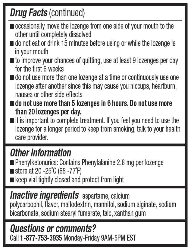 Wellness Basics Mint Lozenge individual-serving pack enables easy dosing.