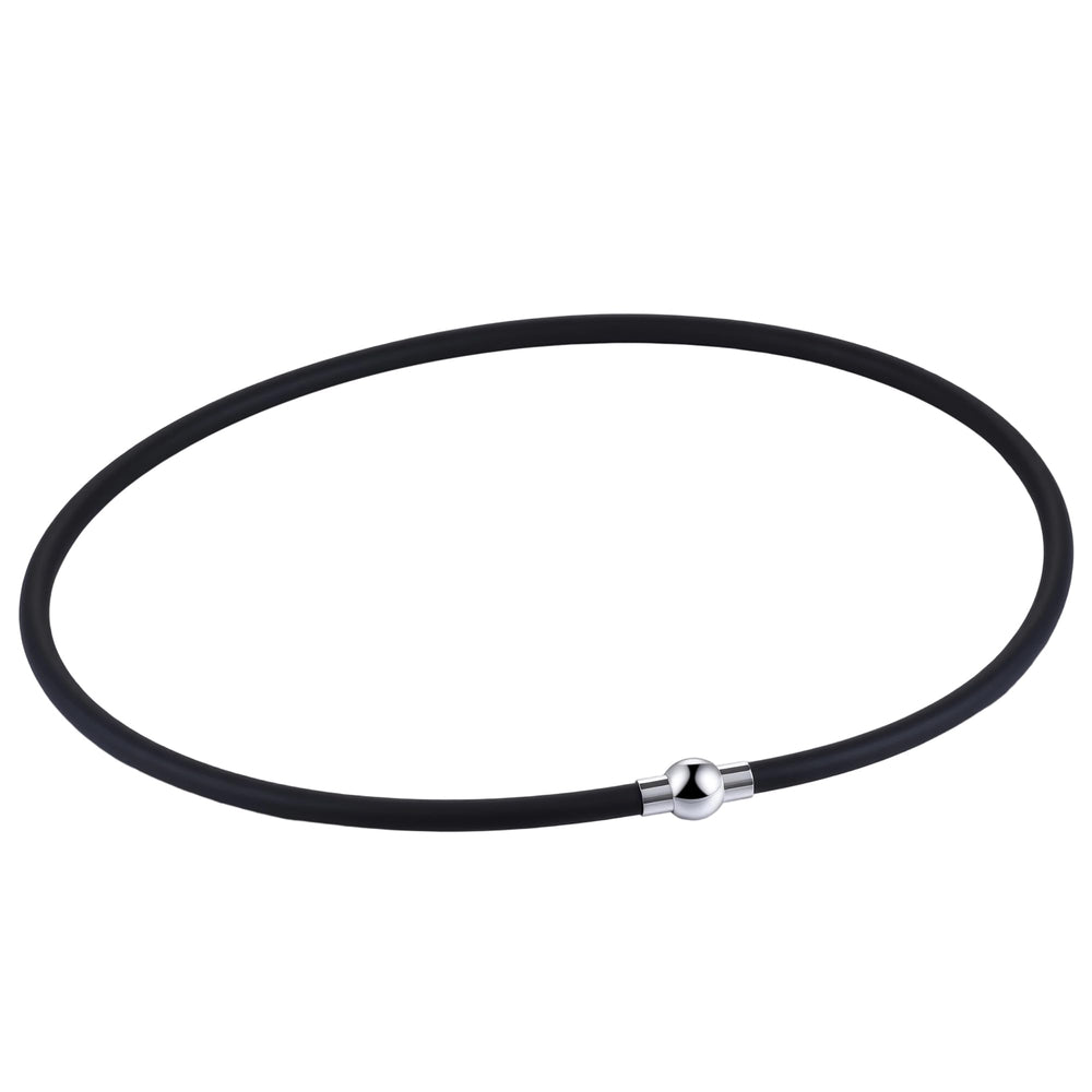 The Wellness Factor Biofield Vertigo Relief Necklace black pendant supports balance during daily activities.