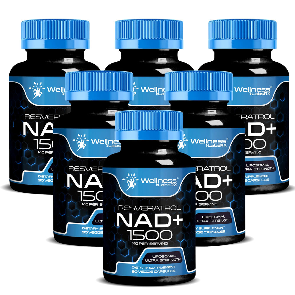 WELLNESS LABSRX liposomal NAD bottle for daily vitality and absorption