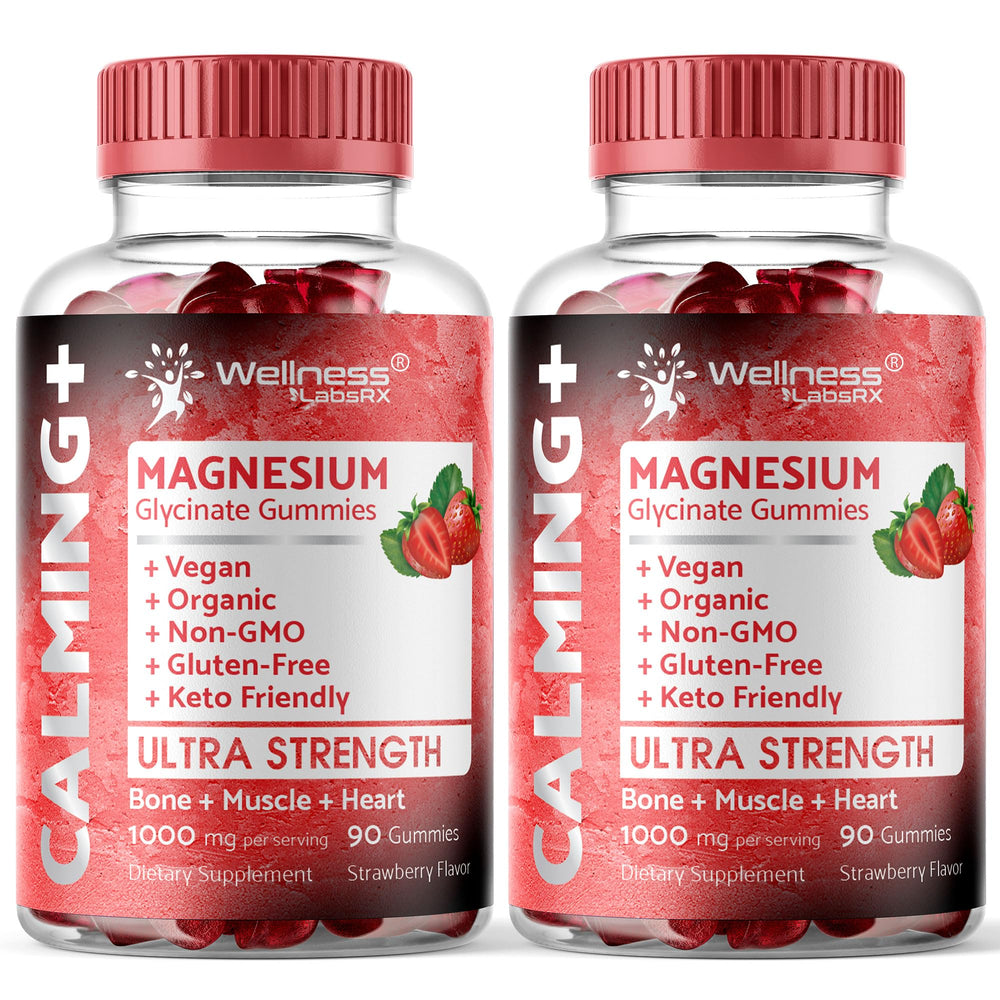 Wellness LabsRx magnesium glycinate gummies bottle for daily relaxation support