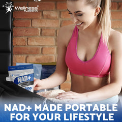 WELLNESS LABSRX NMNH NAD formula image focusing on advanced cellular support.