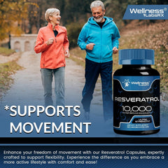 Wellness LabsRx Resveratrol packaging hints at heart health support.