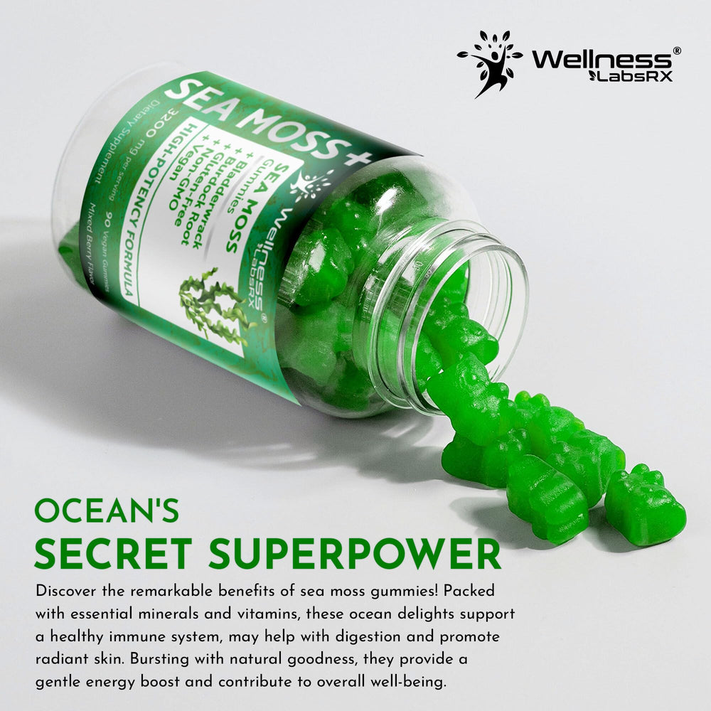 Wellness LabsRx bottle rests on a clean countertop, supporting a simple daily routine.